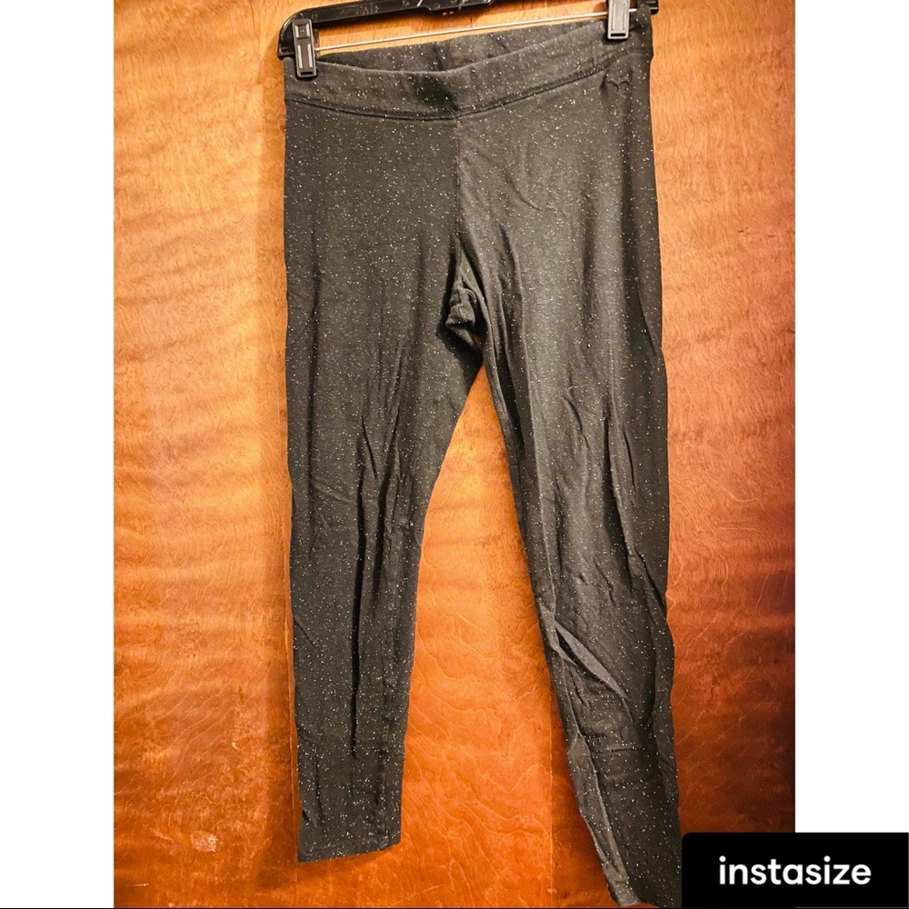 PINK black with white specked leggings